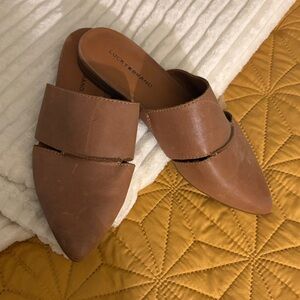 Lucky Brand Women's Tan Mules